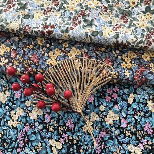 Wholesale Printed Woven Plain Floral Poplin Cotton Fabric